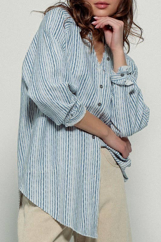 Coastal Linen Blouse