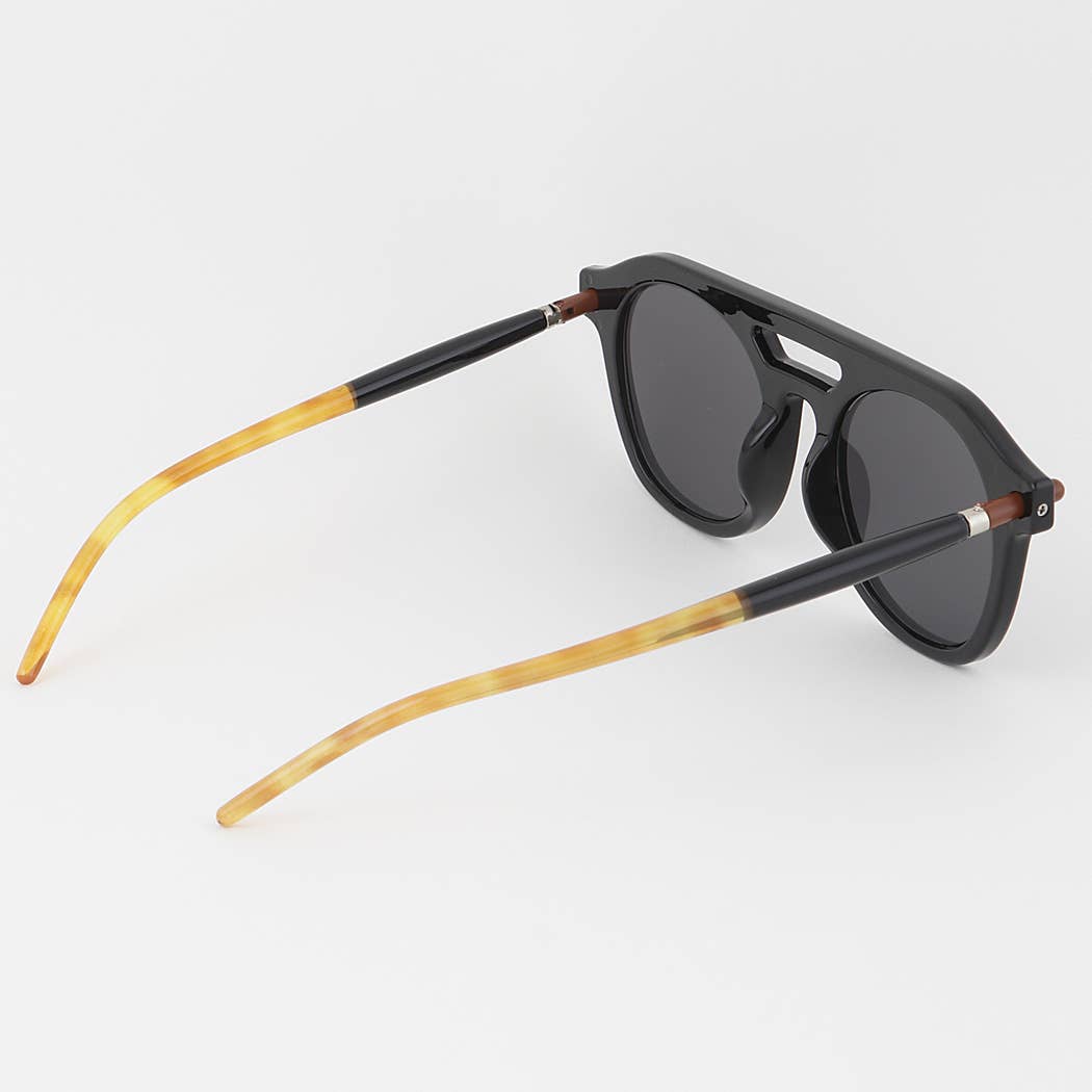 Two Toned Tortoise Aviator Sunglasses