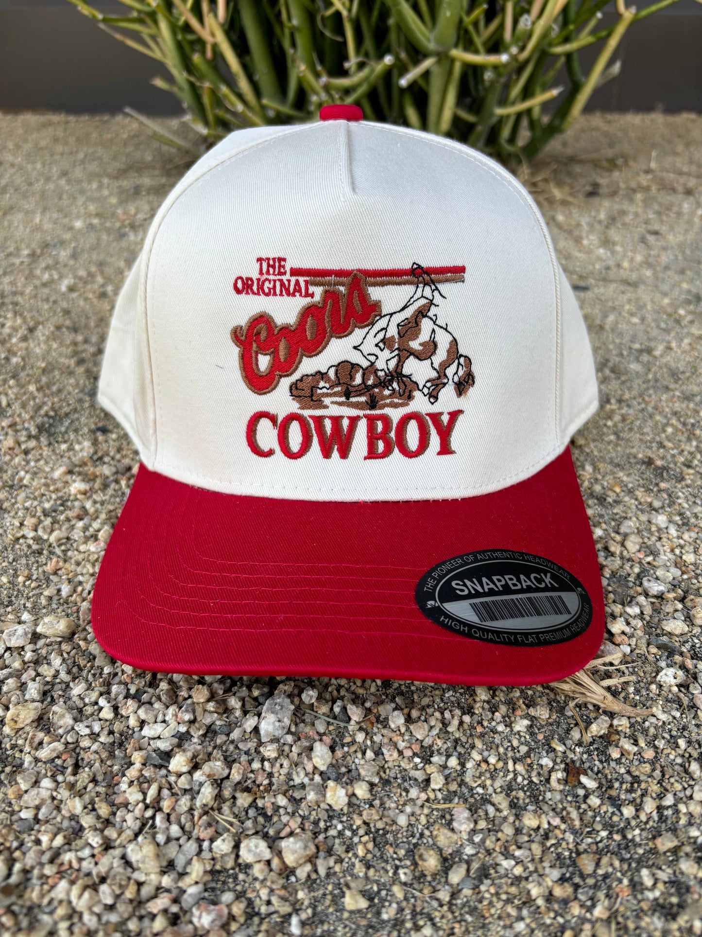 Original Coors Cowboy Embroidered Snapback