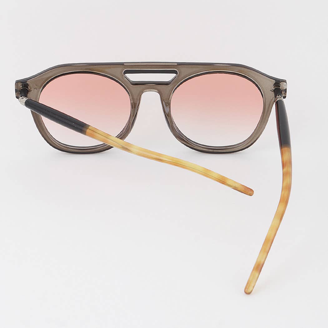 Two Toned Tortoise Aviator Sunglasses