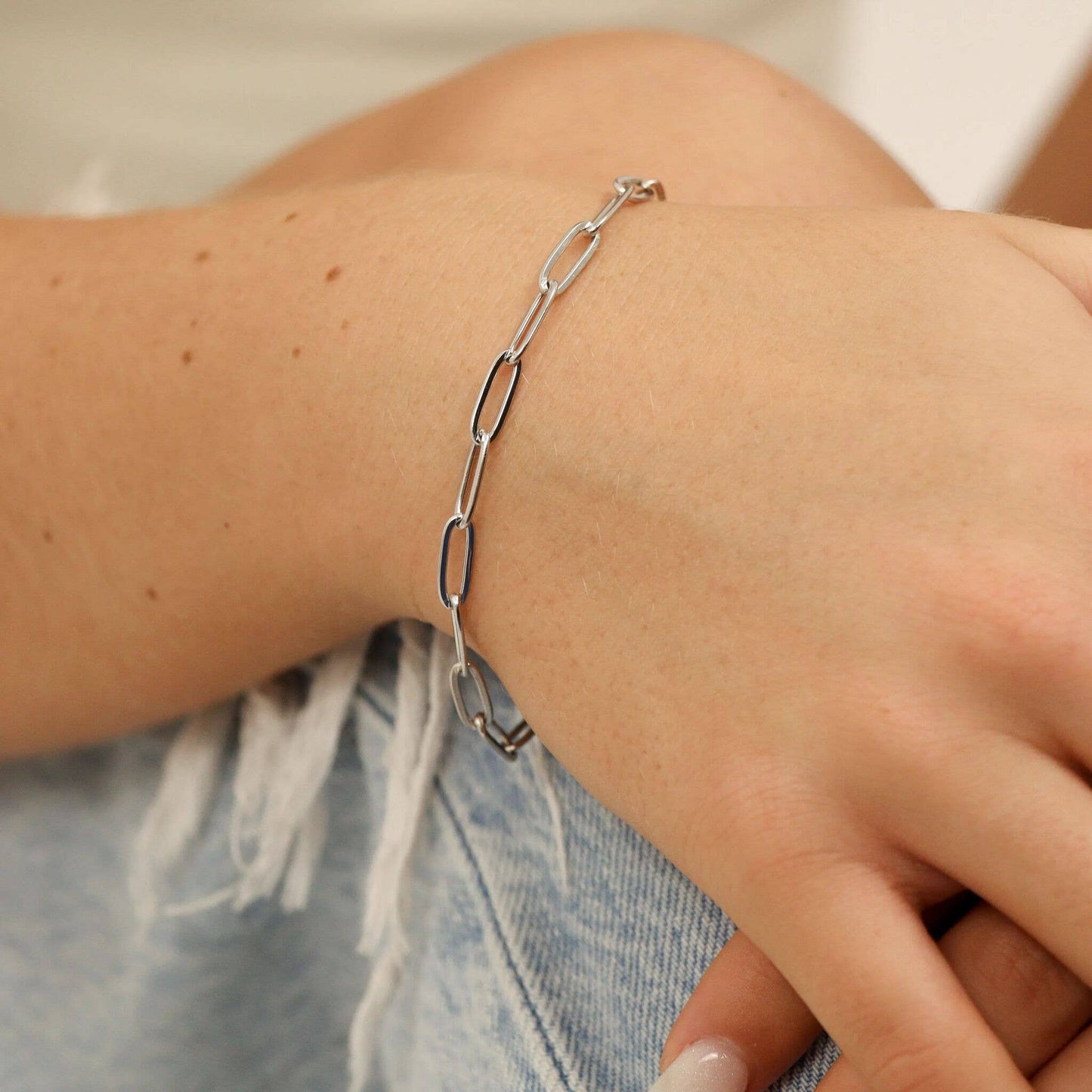 Paperclip Chain Bracelet