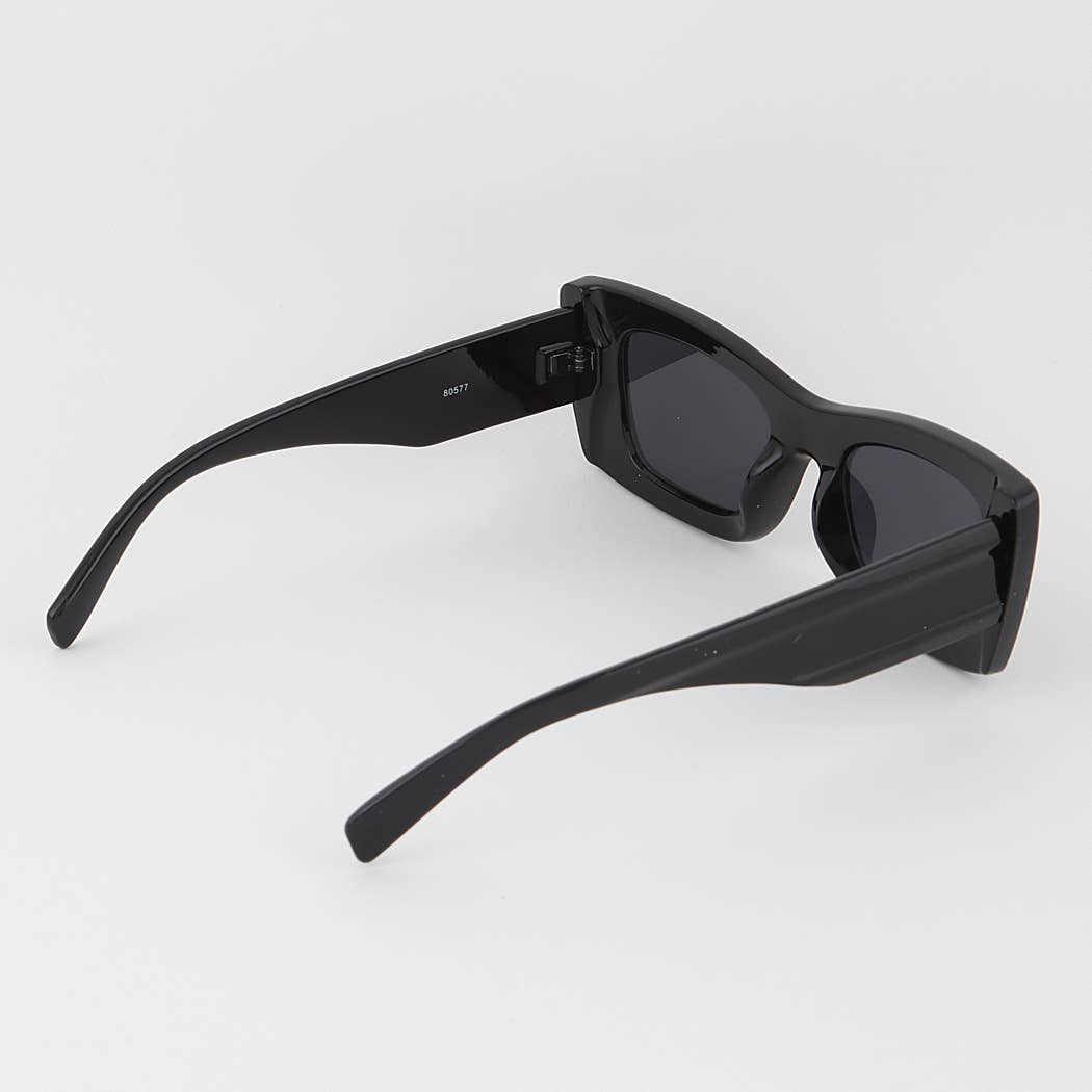 Double Indent Cateye Sunglasses