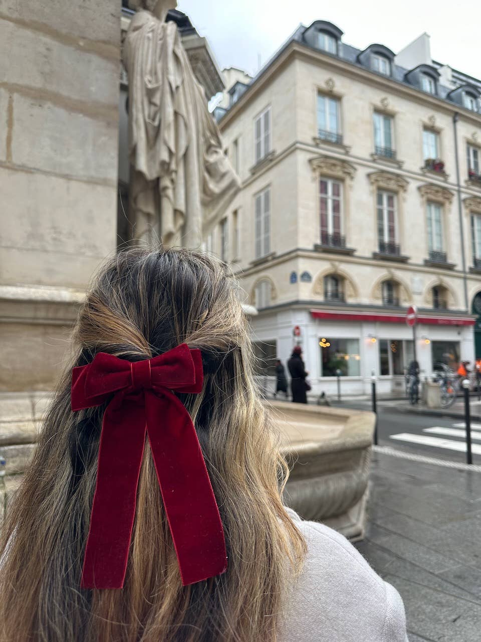 Classic Velvet Hair Bow Barrette