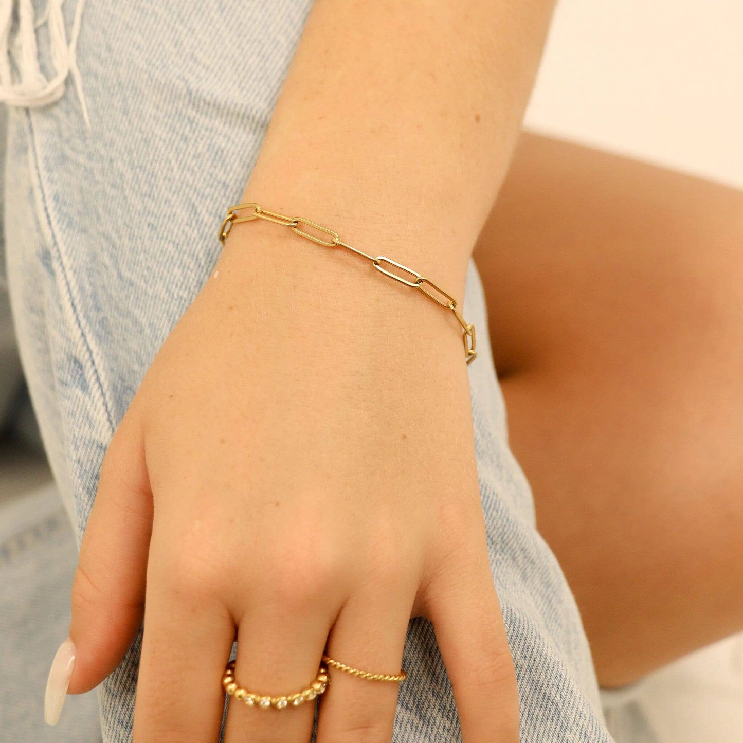 Paperclip Chain Bracelet