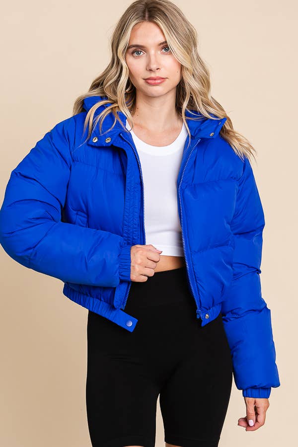 HOODIE PUFFER WITH POCKETS