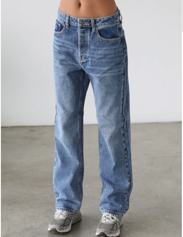 Classic High Rise Straight Denim