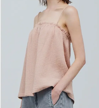 Gauze Tank Top