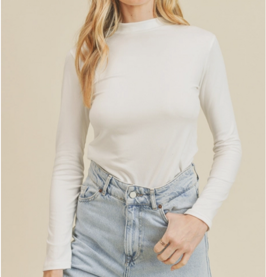 Giulia Mock Neck Long Sleeve