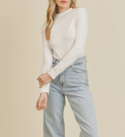 Giulia Mock Neck Long Sleeve