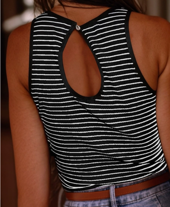 Striped Rib Tank