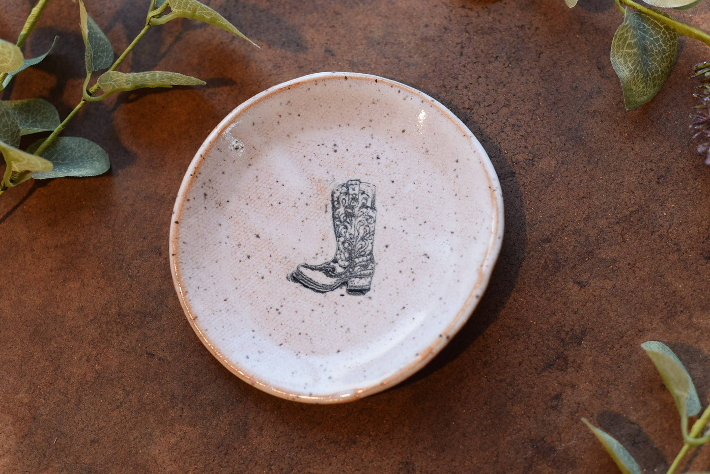 Mini Plate - Cowboy Boot