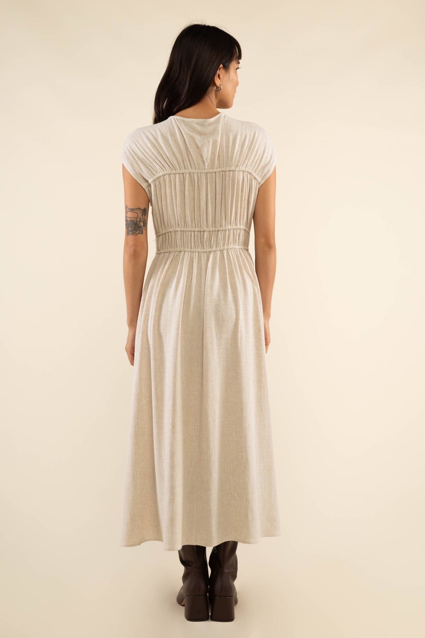 Carmela Ruched Dress