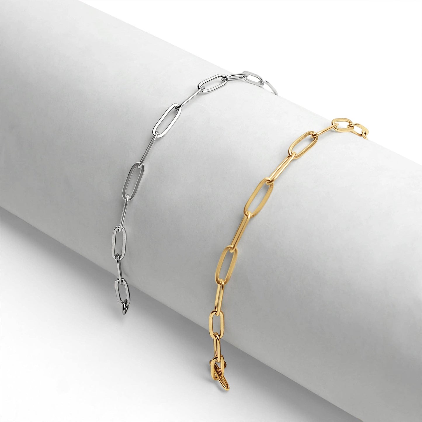 Paperclip Chain Bracelet