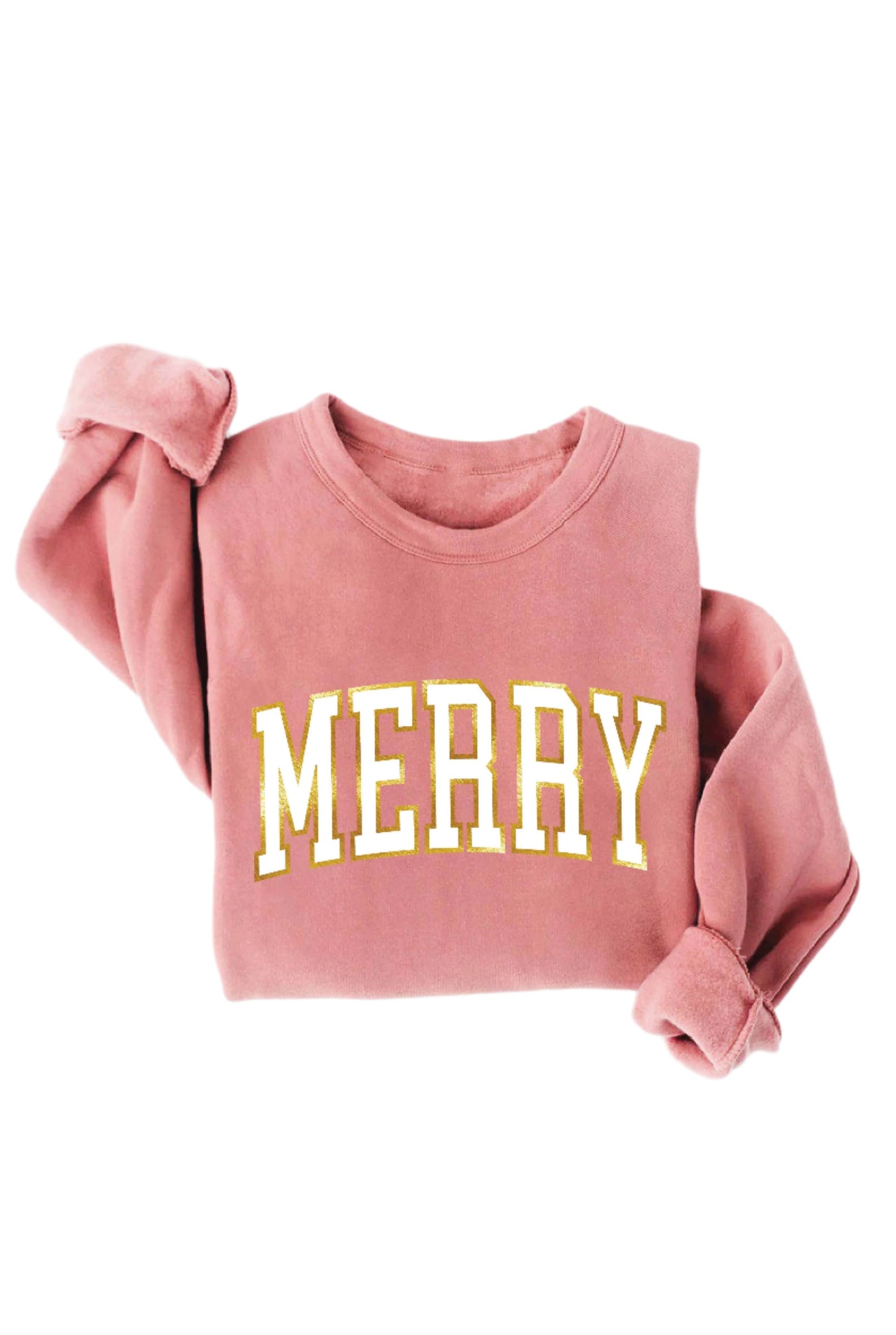 MERRY FOIL Plus Graphic Sweatshirt