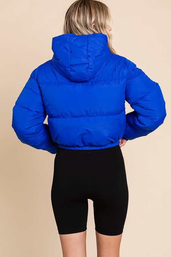 HOODIE PUFFER WITH POCKETS