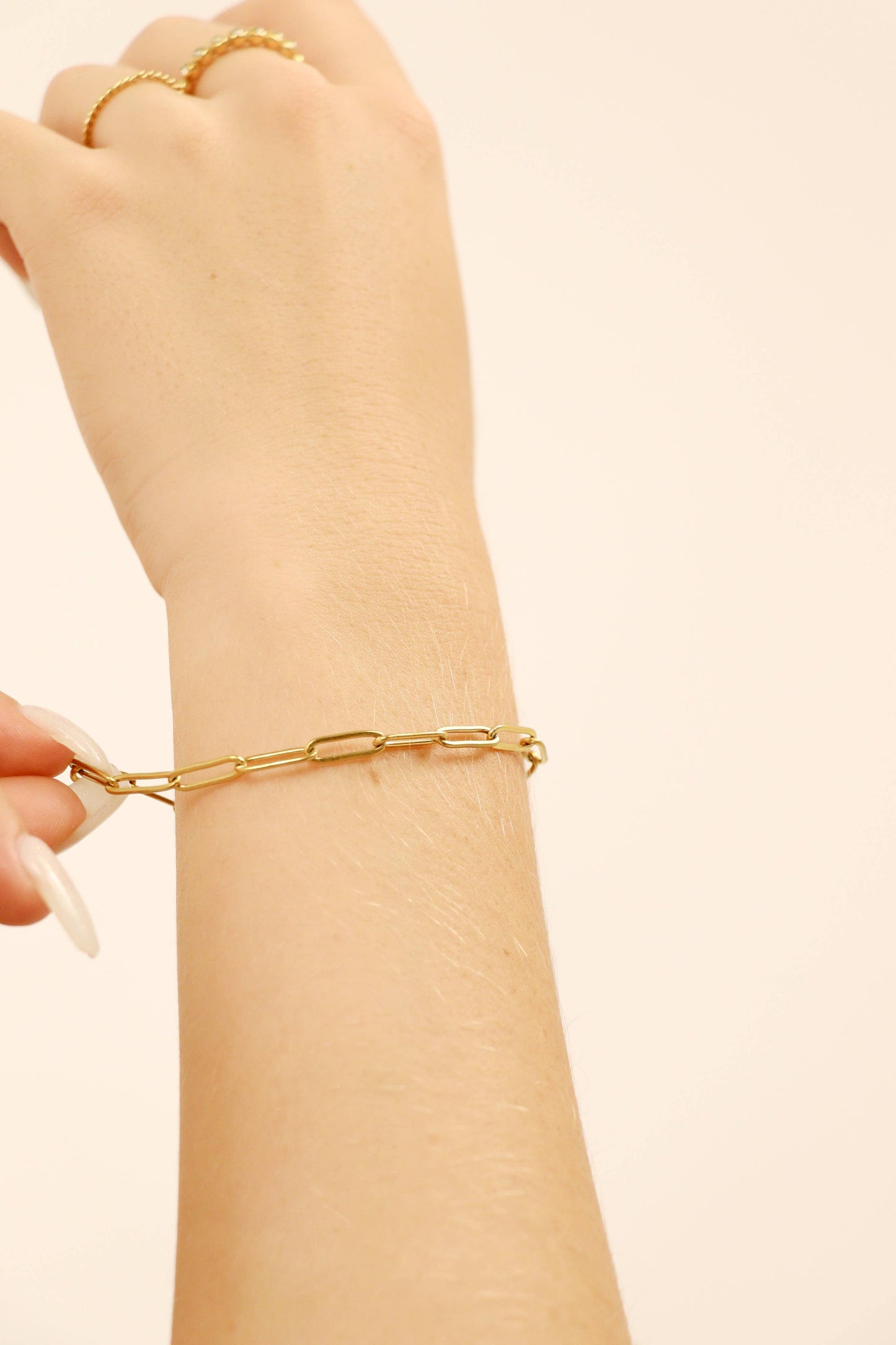 Paperclip Chain Bracelet